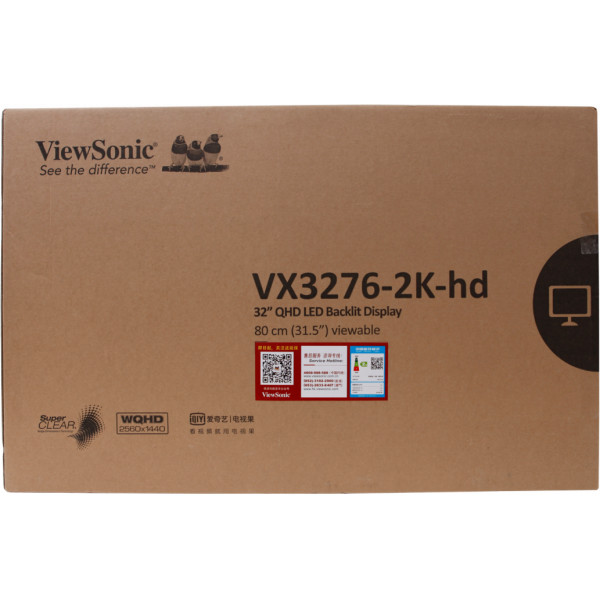 ViewSonic LCD 显示器 VX3276-2K-HD-8