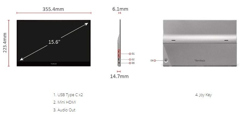 ViewSonic LCD 显示器 TD1600-2