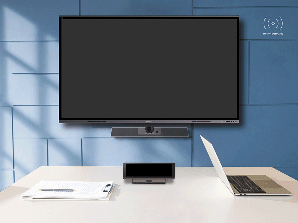 Effortless meeting startup with a simple motion-based command.